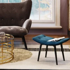 KARE24.se Pall Vicky - Blågrön Sammet/Svart - KARE Design Hot