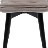 KARE24.se Pall Vicky - Grå Sammet/Svart - KARE Design Sale