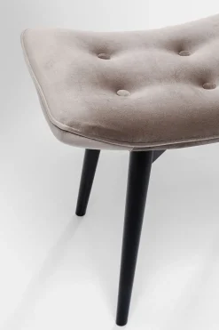 KARE24.se Pall Vicky - Grå Sammet/Svart - KARE Design Sale