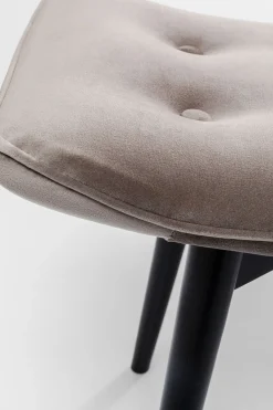 KARE24.se Pall Vicky - Grå Sammet/Svart - KARE Design Sale