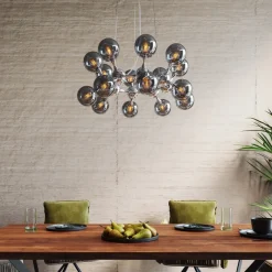 KARE24.se Pendel Atomic - Taklampa Klot silver - KARE Design