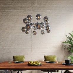 KARE24.se Pendel Atomic - Taklampa Klot silver - KARE Design