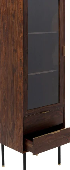 KARE24.se Ravello Vitrinskåp - Massivt Trä, 170x55cm - KARE Design New