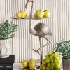 KARE24.se Serveringsfat Flamingo - Högt Fat, Silver - KARE Design Clearance
