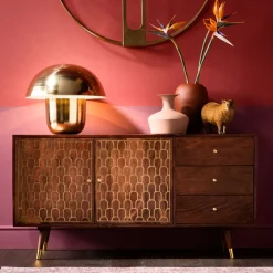 KARE24.se Sideboard Muskat - Trä i Orientalisk Stil 2 Dörrar/3 Lådor, 75x144,5cm - KARE Design Best