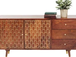 KARE24.se Sideboard Muskat - Trä i Orientalisk Stil 2 Dörrar/3 Lådor, 75x144,5cm - KARE Design Best