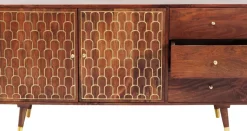 KARE24.se Sideboard Muskat - Trä i Orientalisk Stil 2 Dörrar/3 Lådor, 75x144,5cm - KARE Design Best