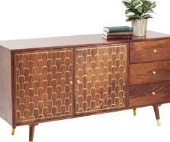 KARE24.se Sideboard Muskat - Trä i Orientalisk Stil 2 Dörrar/3 Lådor, 75x144,5cm - KARE Design Best