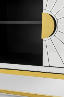 KARE24.se Sideboard Queen - Spegelglas/Guld, 77x162cm - KARE Design Sale