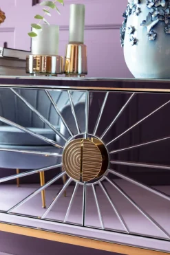 KARE24.se Sideboard Queen - Spegelglas/Guld, 77x162cm - KARE Design Sale