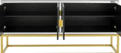 KARE24.se Sideboard Queen - Spegelglas/Guld, 77x162cm - KARE Design Sale