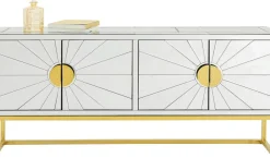 KARE24.se Sideboard Queen - Spegelglas/Guld, 77x162cm - KARE Design Sale