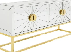 KARE24.se Sideboard Queen - Spegelglas/Guld, 77x162cm - KARE Design Sale