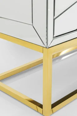 KARE24.se Sideboard Queen - Spegelglas/Guld, 77x162cm - KARE Design Sale