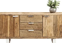 KARE24.se Sideboard Rustico - Rustikt Trä 2 Dörrar/3 Lådor, 75x160cm - KARE Design Clearance