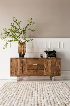 KARE24.se Sideboard Rustico - Rustikt Trä 2 Dörrar/3 Lådor, 75x160cm - KARE Design Clearance