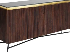 KARE24.se Sideboard - Skänk Catalina - Mörkt trä, 160x86cm - KARE Design Sale