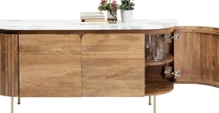 KARE24.se Sideboard - Skänk Grace - Trä/Marmor/Guld - KARE Design