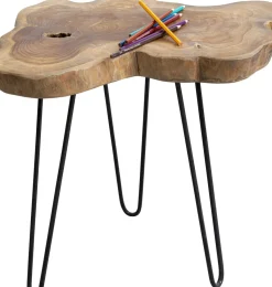 KARE24.se Sidobord Aspen - Litet Bord i Rustikt Trä, 50x50cm - KARE Design Online