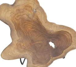 KARE24.se Sidobord Aspen - Litet Bord i Rustikt Trä, 50x50cm - KARE Design Online