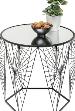 KARE24.se Sidobord Cobweb - Svart/Glas, Set med 2 Bord - KARE Design Sale