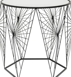 KARE24.se Sidobord Cobweb - Svart/Glas, Set med 2 Bord - KARE Design Sale