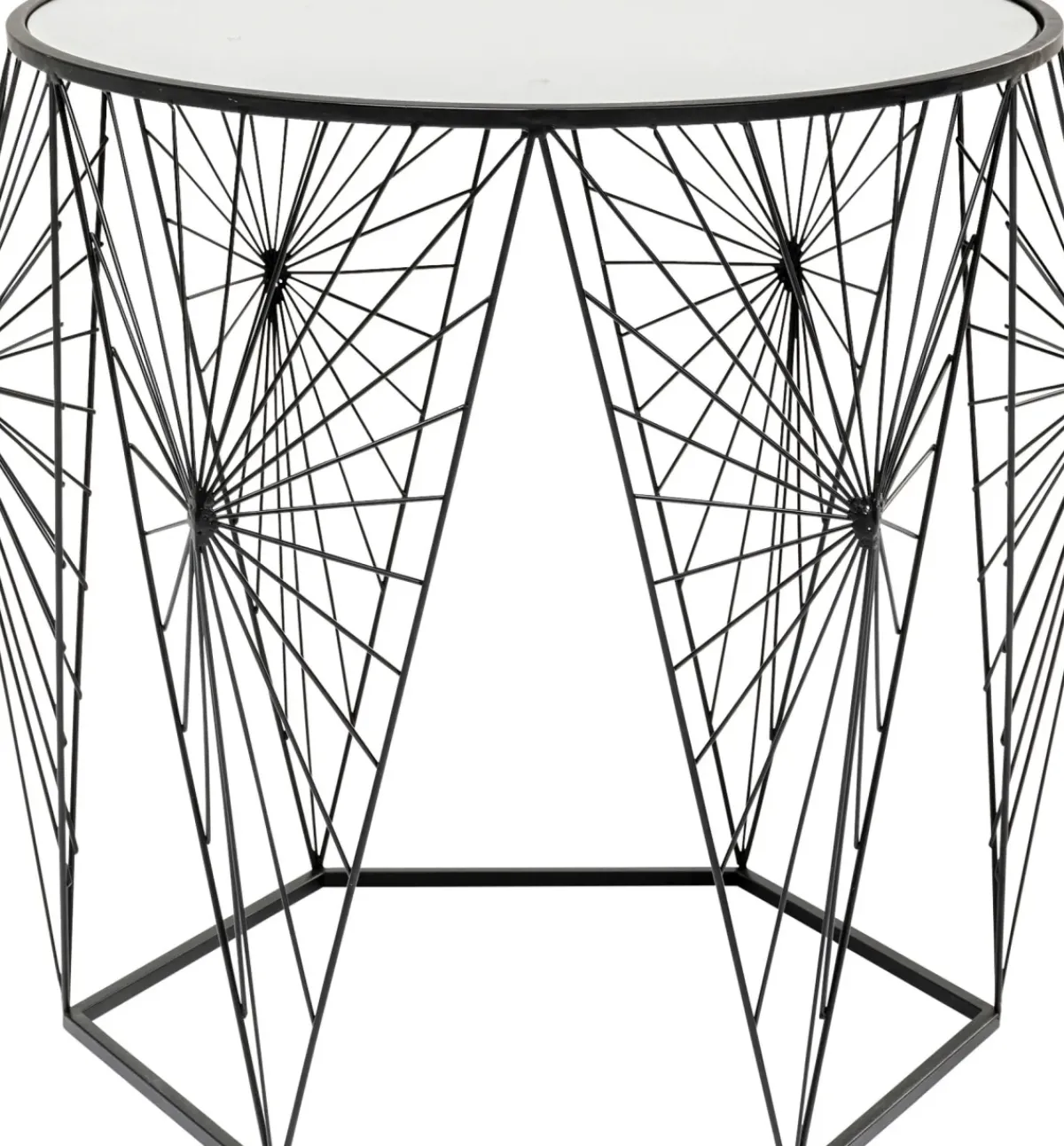 KARE24.se Sidobord Cobweb - Svart/Glas, Set med 2 Bord - KARE Design Sale