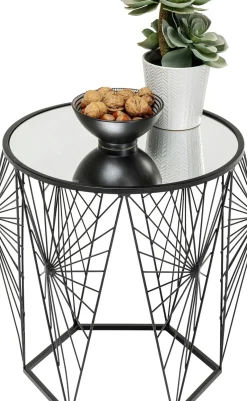 KARE24.se Sidobord Cobweb - Svart/Glas, Set med 2 Bord - KARE Design Sale