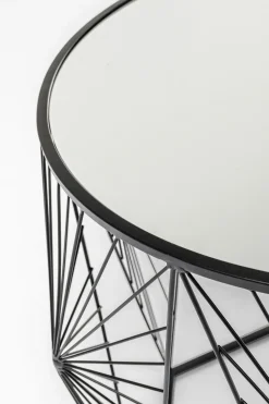 KARE24.se Sidobord Cobweb - Svart/Glas, Set med 2 Bord - KARE Design Sale