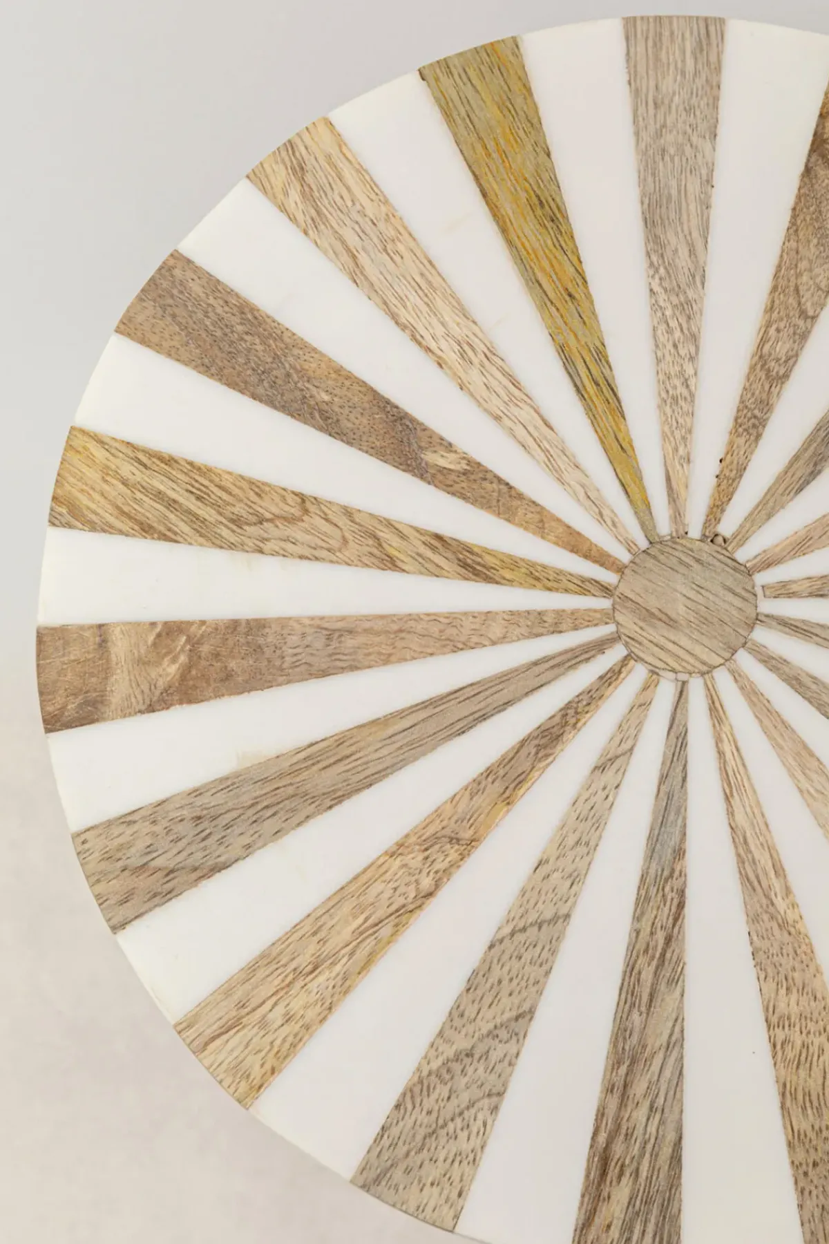 KARE24.se Sidobord Domero Cirque - Guld/Vit Ø25cm - KARE Design