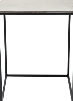 KARE24.se Sidobord Loft Square Vintage - Set med 3 bord i Svart/Rustik Metall - KARE Design