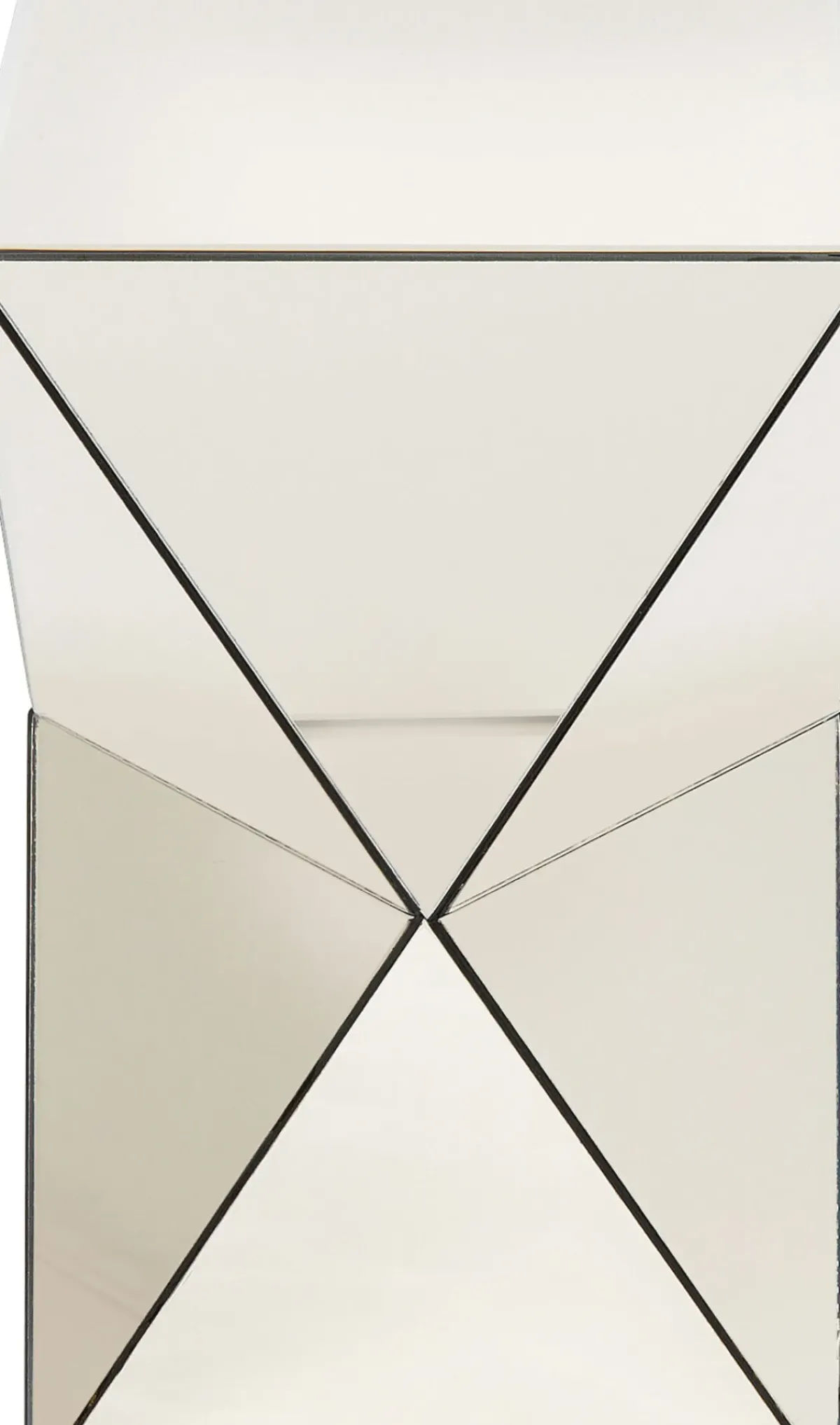 KARE24.se Sidobord Luxury Triangle - Champagnefärgat Spegelglas - KARE Design Online
