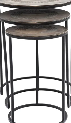 KARE24.se Sidobord Marrakesh (3/Set) Ø48cm - KARE Design Sale
