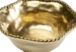 KARE24.se Skål Bell Gold - Porslin i Guldfinish, Ø16cm - KARE Design Hot