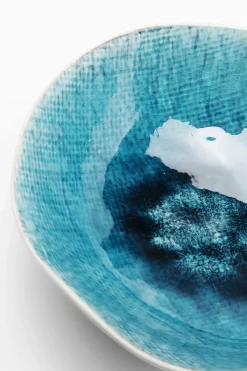 KARE24.se Skål Mustique Blå - Glaserat Stengods, Ø17cm - KARE Design Discount