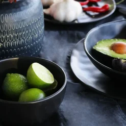 KARE24.se Skål Organic - Djup Skål i Svart Lergods, Ø15cm - KARE Design Sale