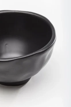 KARE24.se Skål Organic - Djup Skål i Svart Lergods, Ø15cm - KARE Design Sale