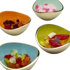 KARE24.se Skål Samba - Olika Färger, Utsida i Mässing (4/Set) - KARE Design New