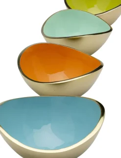 KARE24.se Skål Samba - Olika Färger, Utsida i Mässing (4/Set) - KARE Design New