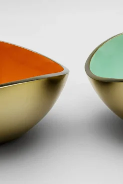 KARE24.se Skål Samba - Olika Färger, Utsida i Mässing (4/Set) - KARE Design New