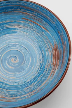 KARE24.se Skål Swirl - Blå Ø18cm - KARE Design Sale
