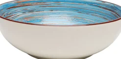 KARE24.se Skål Swirl - Blå, Ø22cm - KARE Design Clearance