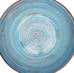 KARE24.se Skål Swirl - Blå, Ø22cm - KARE Design Clearance