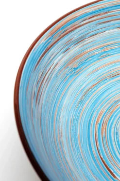 KARE24.se Skål Swirl - Blå, Ø22cm - KARE Design Clearance