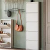 KARE24.se Skoskåp Caruso - Cream, 173x50cm - 5 lådor - KARE Design New