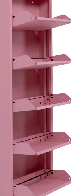 KARE24.se Skoskåp Caruso - Rosa, 170x50cm - 5 lådor - KARE Design Best