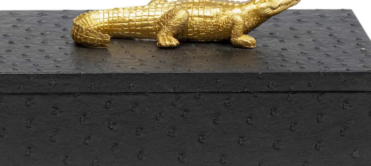 KARE24.se Skrin Crocodile - Svart (2/Set) - KARE Design Online