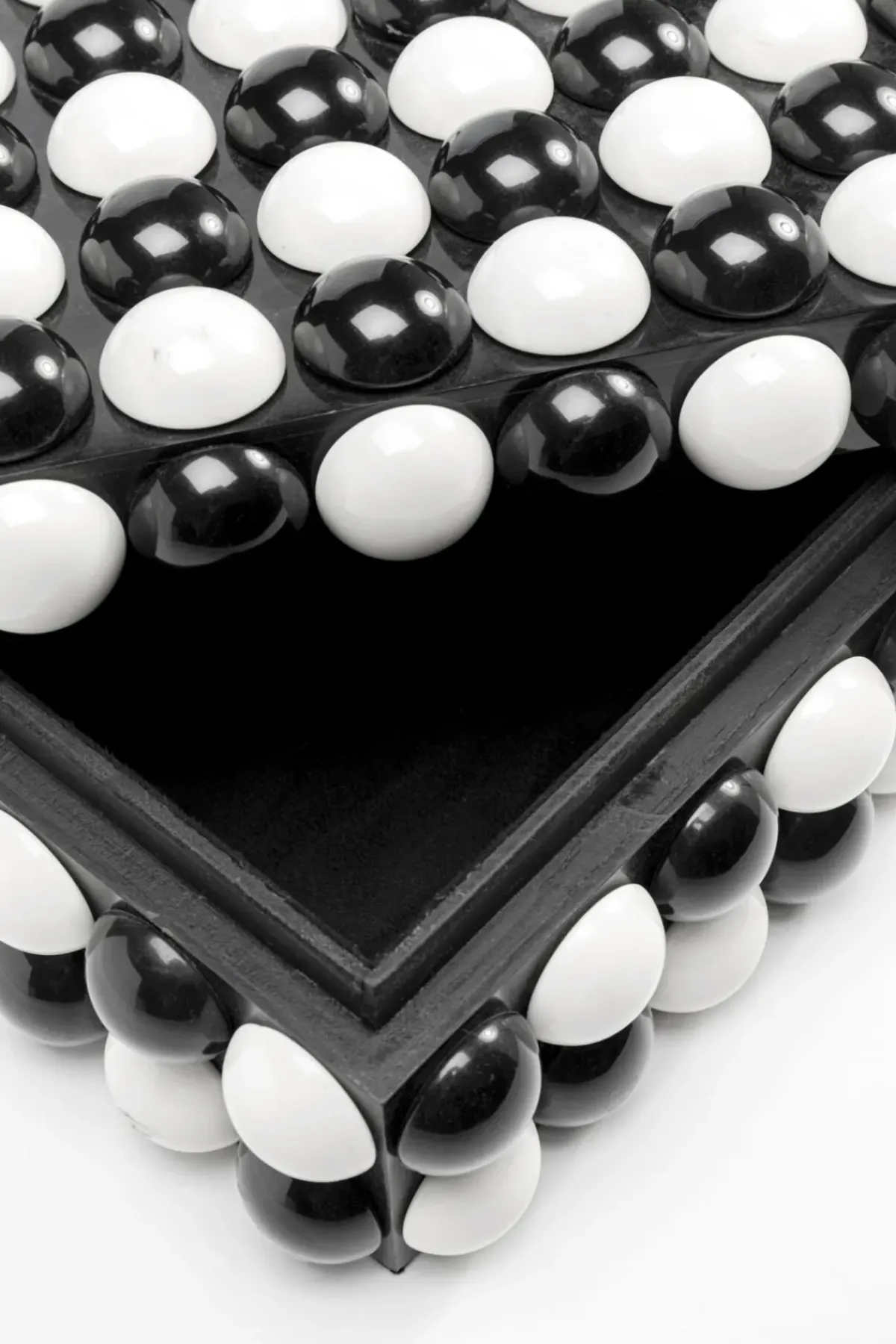 KARE24.se Skrin Polka Svar/Vit, 21x9cm - KARE Design