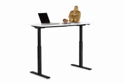 KARE24.se Skrivbord Smart - Vit/SvartHöj/Sänkbart, 160cm - KARE Design Outlet