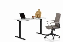 KARE24.se Skrivbord Smart - Vit/Svart Höj/Sänkbart, 140cm - KARE Design Sale